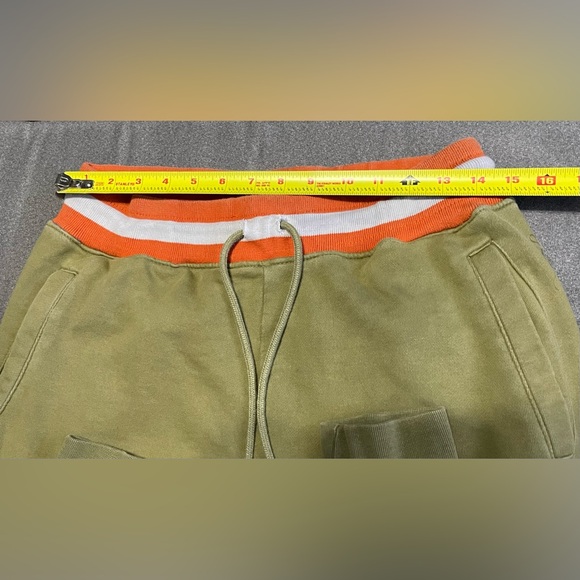 Runtz Worldwide Olive Orange Sweatsuit Hoodie Pants 420 Smoke Wear Men Sz Medium - Picture 11 of 16